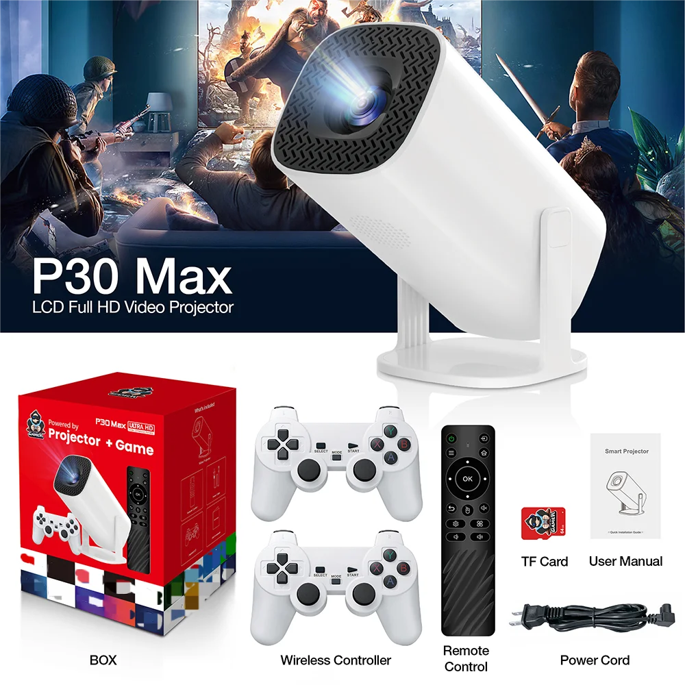 Smart Gaming Projector with Android 11