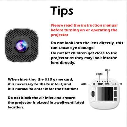 Smart Gaming Projector with Android 11