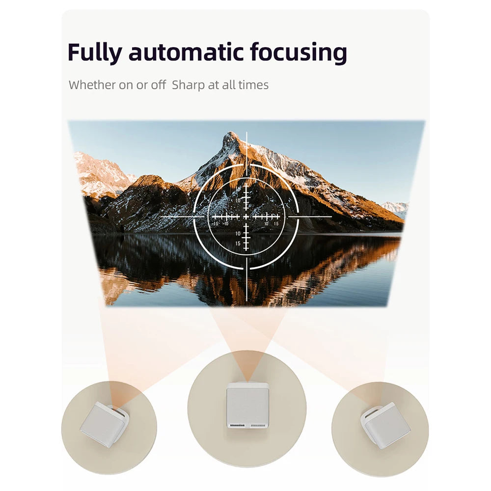 Smart Projector with Auto Focus