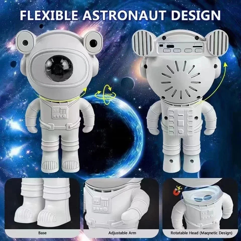 Smart Astronaut Galaxy Projector with Bluetooth