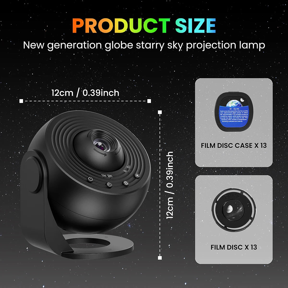 13-in-1 Planetarium Galaxy Projector with HD Projection