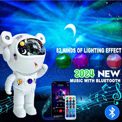Smart Astronaut Galaxy Projector with Bluetooth
