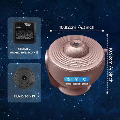 13-in-1 Planetarium Galaxy Projector with HD Projection