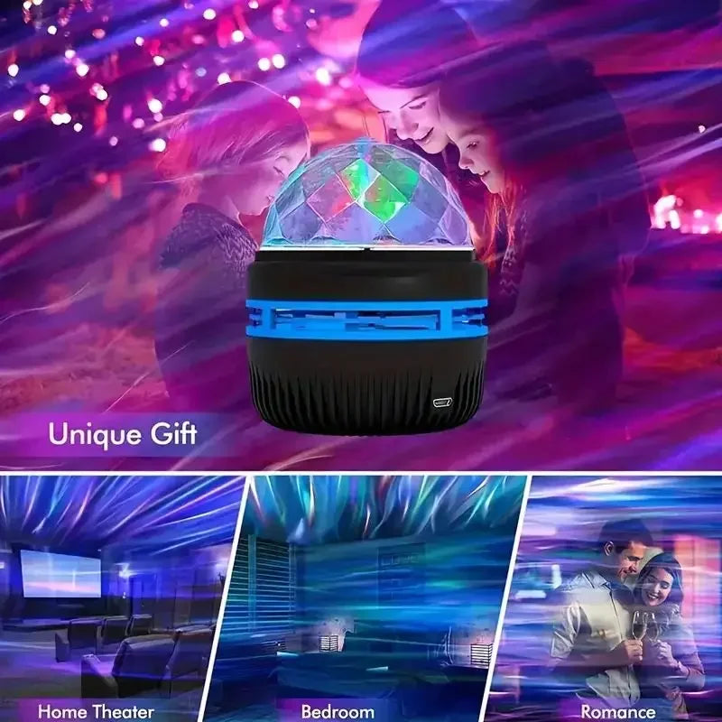Galaxy Projector Night Light with Auto Rotation