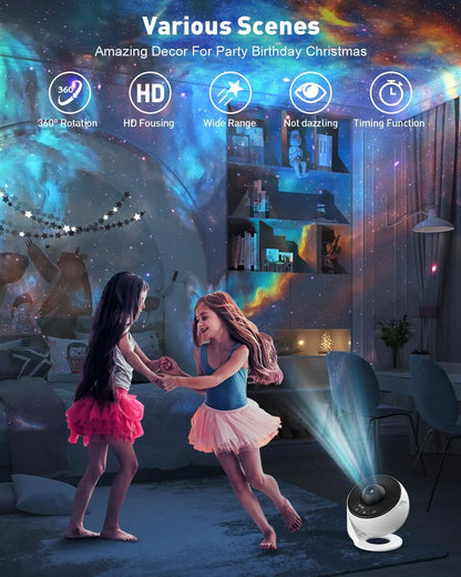 13-in-1 Planetarium Galaxy Projector with HD Projection