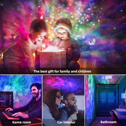 Smart Galaxy Star Projector with Voice Control