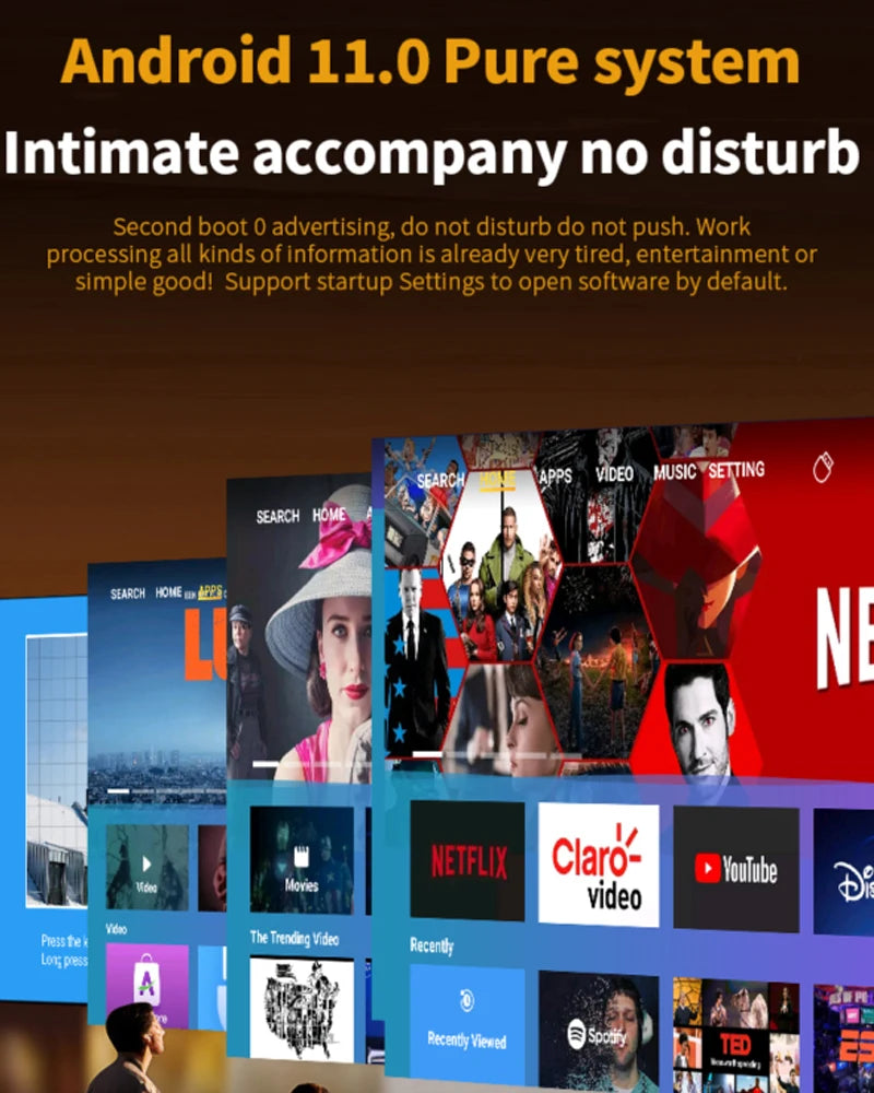 Smart Outdoor Projector 230 ANSI Android 11