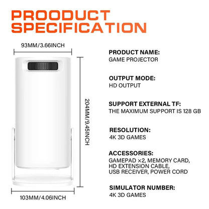 Smart Gaming Projector with Android 11