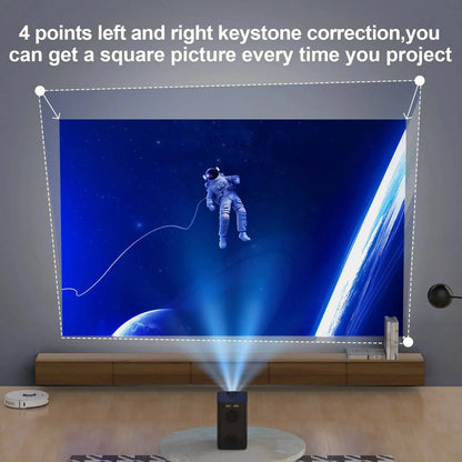 Portable 4K-Support Smart Projector with WiFi