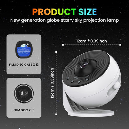 13-in-1 Planetarium Galaxy Projector with HD Projection